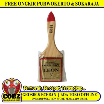 3 IN / PRIMA 833 Kuas Cat Tembok Kayu Besi Air Acyrlic Paint Brush