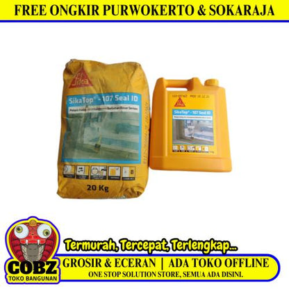 25 KG/ SIKA SIKA TOP 107 SEAL ID  Semen Waterproofing Anti Bocor 2 Komponen Set