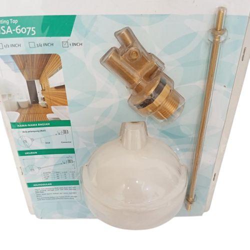 1IN /WASSER HSA-6075 Floating Valve Pelampung Bola Air Torrent PVC Set
