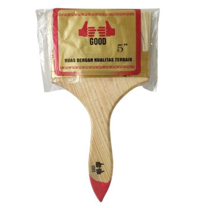 5 INCH / GOOD Kuas Cat Tembok Kayu Besi Air Acyrlic Paint Brush