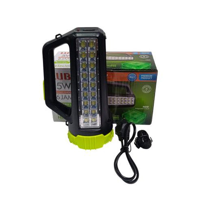 5 WATT + 1 WATT 18 SMD / LUBY 2687 Senter LED Charge Kabel + Lampu Meja