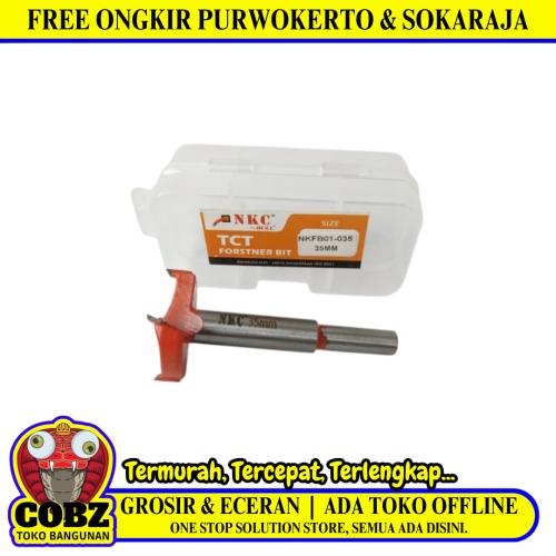 35 MM / BULL NKC Mata Bor Engsel Sendok Pelubang Kayu Forstner Bit