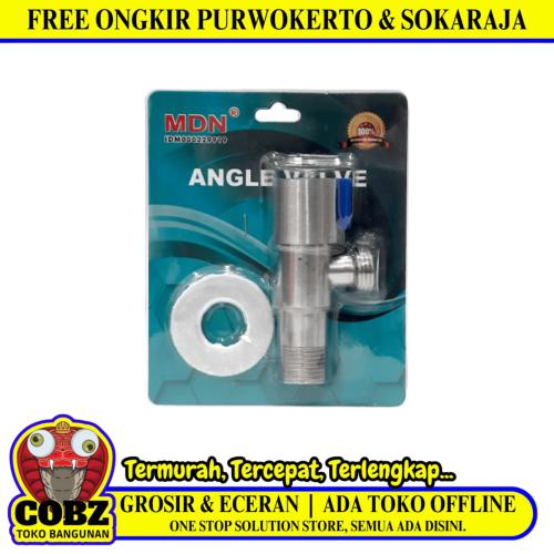 1/2 IN / MDN Stop Kran Air Shower Kloset Monoblok Stainless