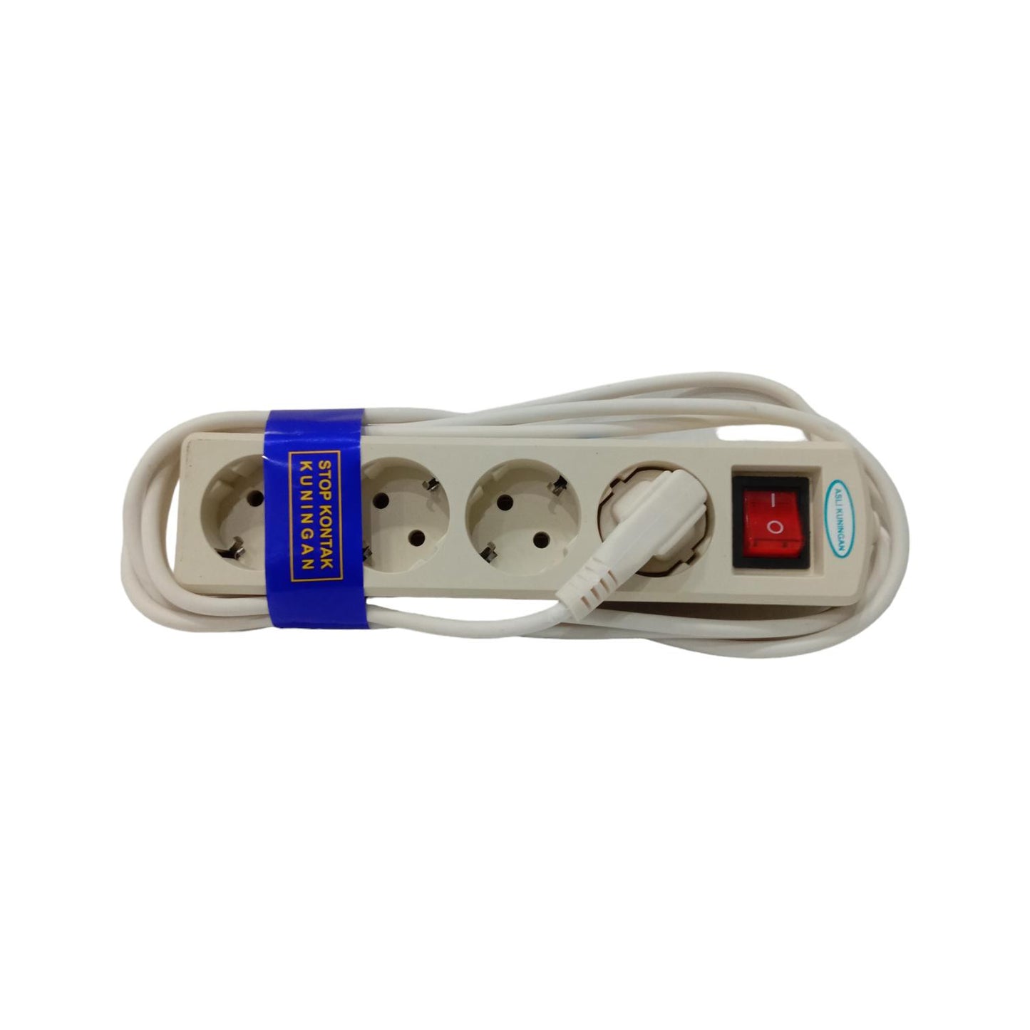 4 LUBANG x 300CM/KAWACHI STEELE Stop Kontak Colokan Terminal Kabel 3 M