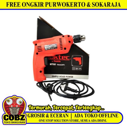 MAKTEC MT60 Mesin Bor Tangan Impact Bolak Balik Kabel Set