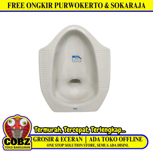 50 CM x 42 CM x 23 CM / INA  Kloset Jongkok Toilet Putih Keramik