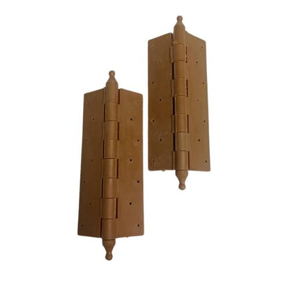 6 IN / MURIKO Engsel Kupu Kupu Pintu Jendela Hinge Plastik PVC Coklat Set