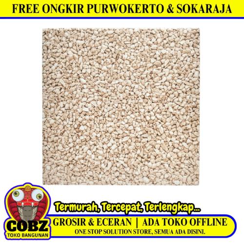 25 CM x 25 CM / UNO ITARU Keramik Lantai Kamar Mandi Matte Brown Dus