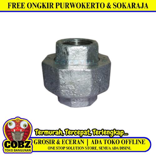 1 IN / G Water Mur Moor Drat Dalam Female Union Thread Besi