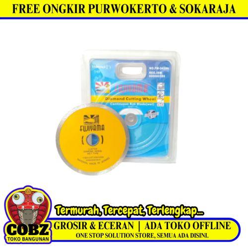 4 IN / FUJIYAMA Wet Mata Gerinda Potong Keramik Diamond Cutting Wheel
