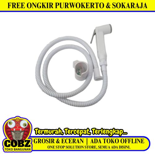 1/2 IN x 120 CM / ONDA S39 WCS Jet Shower Cebok Toilet Plastik PVC Set