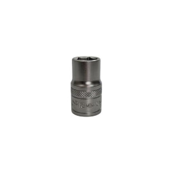 6 PT x 1/2 IN x 13 MM / TM Mata Kunci Sok Shock Socket Silver