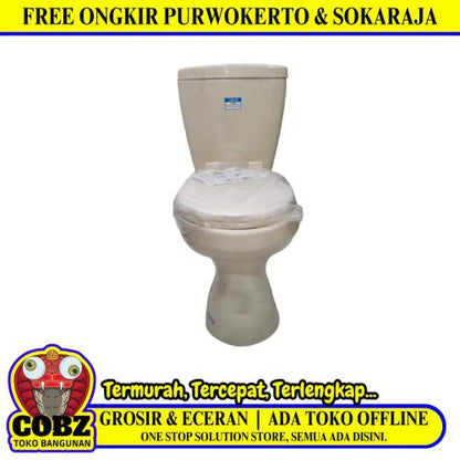 70 CM x 38 CM x 74 CM / LOLO C-20 Monoblok Kloset Duduk Tangki Ivory Set