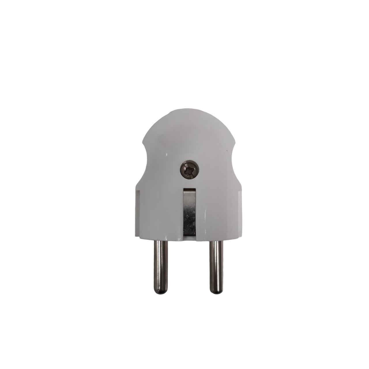 PAGODA Steker Jek Colokan Kabel Listrik Cowok Male Bulat Putih