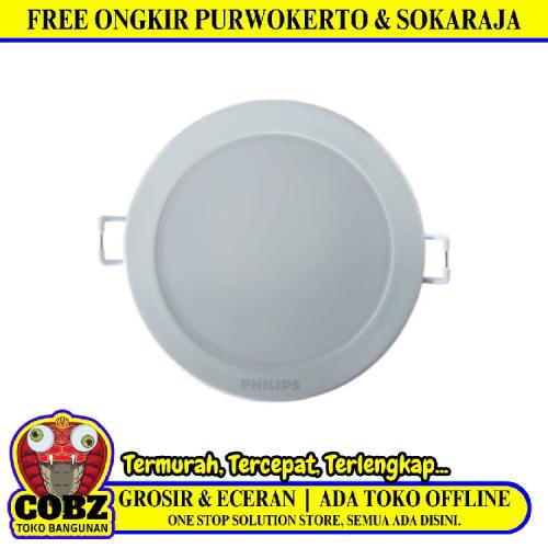10 WATT / PHILIPS Downlight Lampu Tanam Plafon Putih