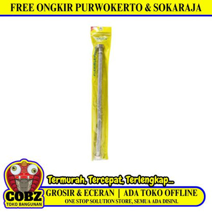 1/2 IN x 40 CM / ONDA Fleksibel Hose Anyam Sink Hose Kloset Anyam Stainless