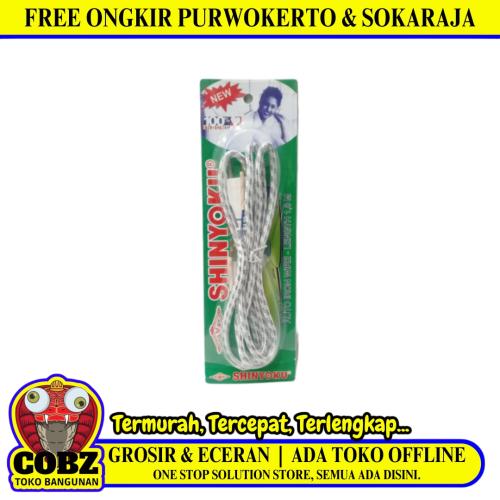 180 CM / SHINYOKU Kabel Jek Setrika Gosokan 2 Kabel