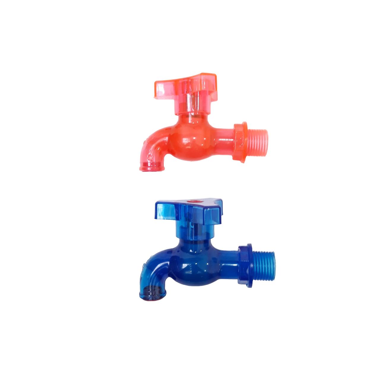 1/2 IN / HSS Kran Air Tembok Taman Kamar Mandi Plastik PVC