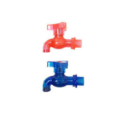 1/2 IN / HSS Kran Air Tembok Taman Kamar Mandi Plastik PVC