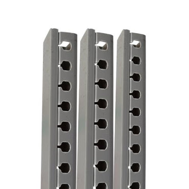 25 MM x 25 MM x 1700 MM / NISO Kabel Dak Ducting Trunking Protector Abu-Abu Batang