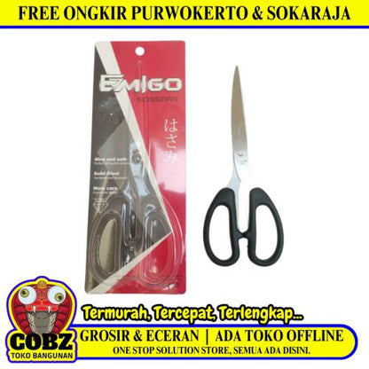 8 IN / EMIGO Gunting Kertas Kantor Stationary Office Paper Scissors
