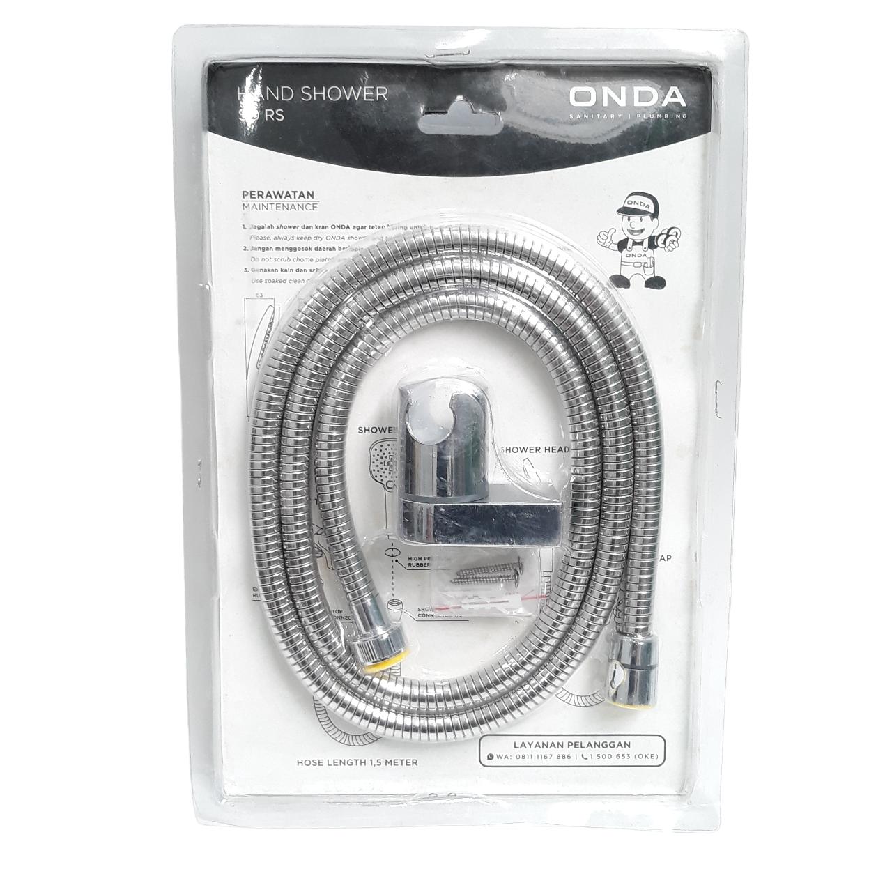 1/2 IN x 150 CM / ONDA SO RS Hand Shower Tangan Kamar Mandi Set
