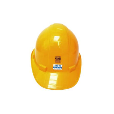 JSW Helm Proyek Tukang Safety Pelindung Keselamatan Kepala Kuning