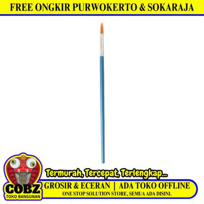 4 MM / SHINING Kuas Lukis Tembok Kayu Besi Air Acrylic Paint Brush