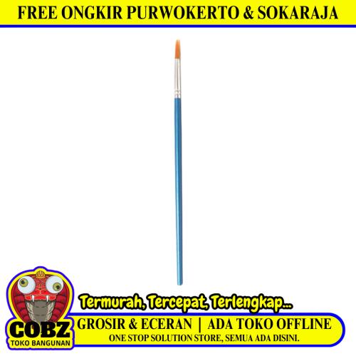 4 MM / SHINING Kuas Lukis Tembok Kayu Besi Air Acrylic Paint Brush