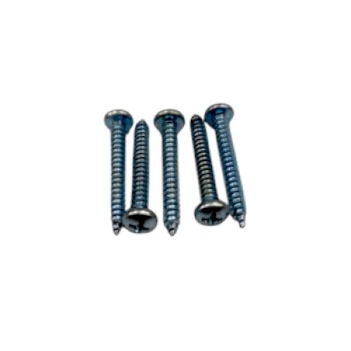 #8 X 1 1/4 IN / TM Sekrup PH Kepala Pentol Bulat Plus Putih Biji