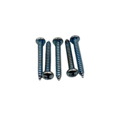 #8 X 1 1/4 IN / TM Sekrup PH Kepala Pentol Bulat Plus Putih Biji