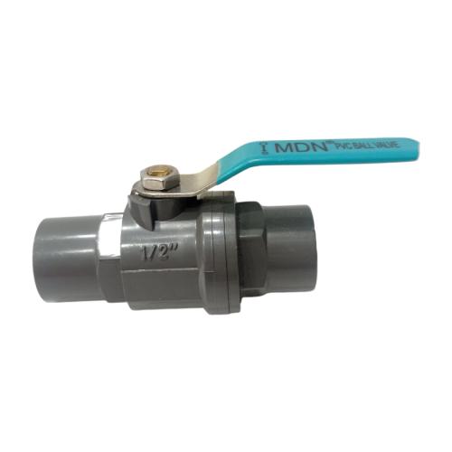1/2 IN / MDN 501 Stop Kran Polos Ball Valve Engkol Plastik PVC