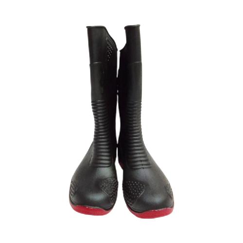 NO 40 / AP MOTO Sepatu Boot Kebun Pabrik Proyek Safety Karet Hitam Set