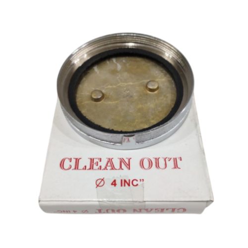 4 INCH / TM Clean Out Dop Drat Dalam Tutup Septic Tank Stainless