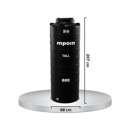 840 L / MPOIN + TALL T800 Water Torrent Tangki Tandon Air PVC Sand + Acc Set