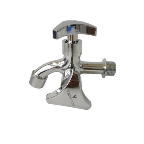 1/2 IN / VINCENZO Kran Air Cabang Double Shower Mesin Cuci Stainless