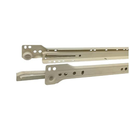 30 CM / COBRA Rel Laci Roda Drawer Slide Single Track Putih Set