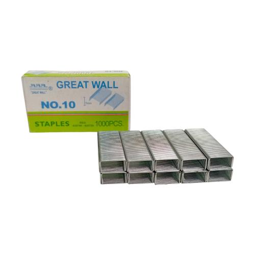 NO. 10 / GREATWALL TIPE Isi Stapler Staples Hekter Kecil Box Kecil