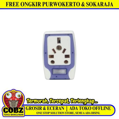 LOYAL LY909 Steker Jek Stop Kontak Terminal Colokan Serbaguna Universal