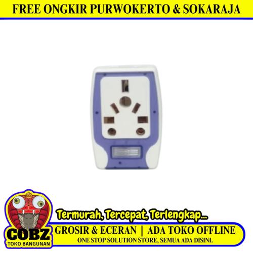 LOYAL LY909 Steker Jek Stop Kontak Terminal Colokan Serbaguna Universal