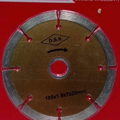 4 IN / D.S.K Dry Mata Gerinda Potong Keramik Diamond Cutting Wheel