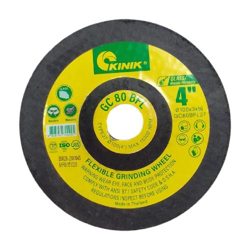 4 INCH / KINIK GC80 Mata Gerinda Grinding Poles Asah Kaca Granit Keramik