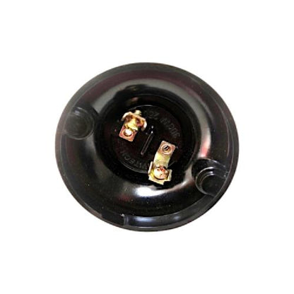 SIVITECH Fitting Tempat Lampu Plafon Atap Tempel Bulat Kecil Hitam