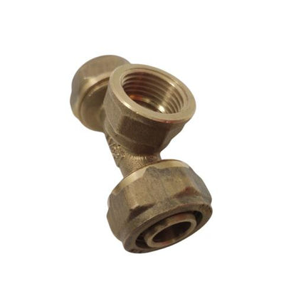 T 20 x 1/2 IN / TM Tee Selang Pex Drat Luar Ke Pipa Kuningan