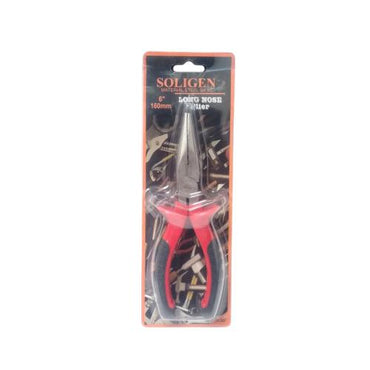 6 IN / SOLIGEN Tang Lancip Cucut Jepit Kawat Kabel Long Nose Pliers