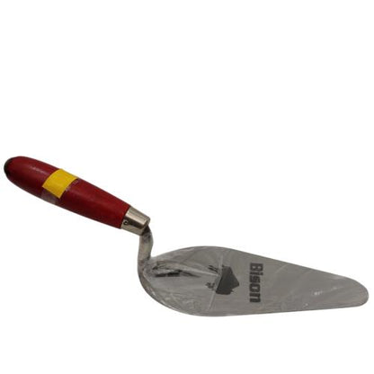 7 IN / BISON Cetok Sendok Semen Acian Trowel Lancip Gagang Kayu