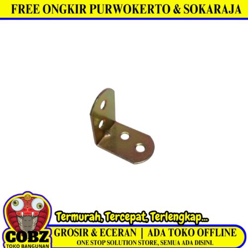 3 CM × 3 CM / COBZ Siku Rak L Shelf Brackets Penyangga Kuningan
