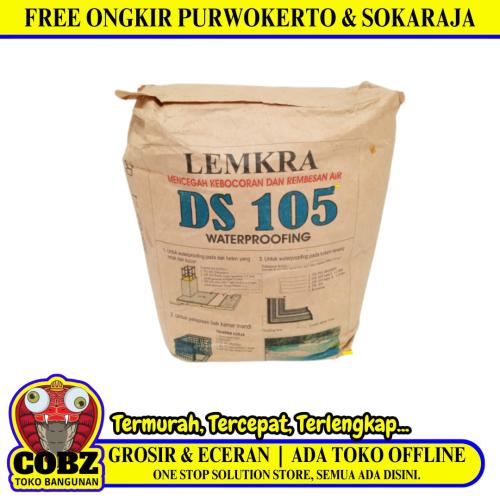5KG / LEMKRA DS 105 Semen Waterproofing Pelapis Anti Bocor Abu-Abu Sak