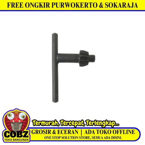 10 MM / COBZ Kunci Kepala Mesin Bor Hanging Drill Chuck Key Hitam