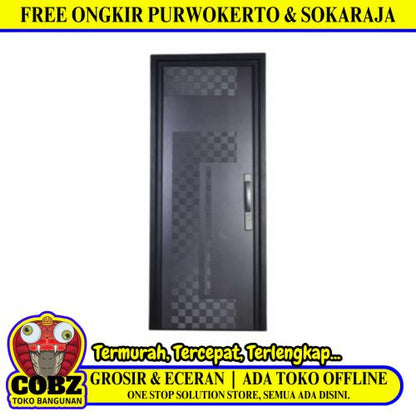 10 CM x 100 CM x 240 CM / FORTRESS DYS 100.01 SINGLE Pintu Kamar Mandi Baja Set